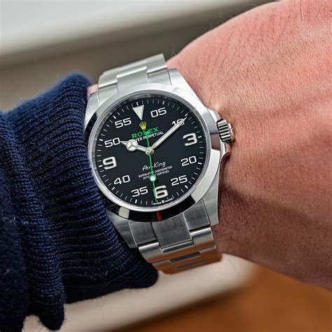 rolex air king review 2021|rolex air king 126900 review.